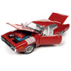 1972 Plymouth Road Runner GTX Rallye Red 1/18 Diecast Model Car by Auto World