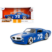 1972-pontiac-firebird-72-blue-chevron-series-1-24-diecast-model-car-by-jada