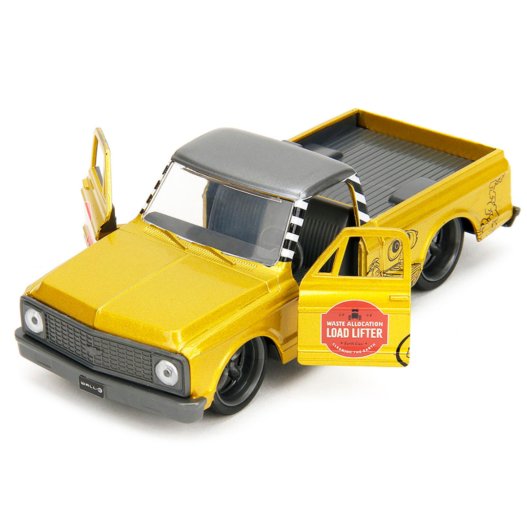 1972 Chevrolet Cheyenne Pickup Truck Gold Metallic with Gray Top "Wall-E" (2008) Movie "Hollywood Rides" Series 1/32 Diecast Model Car