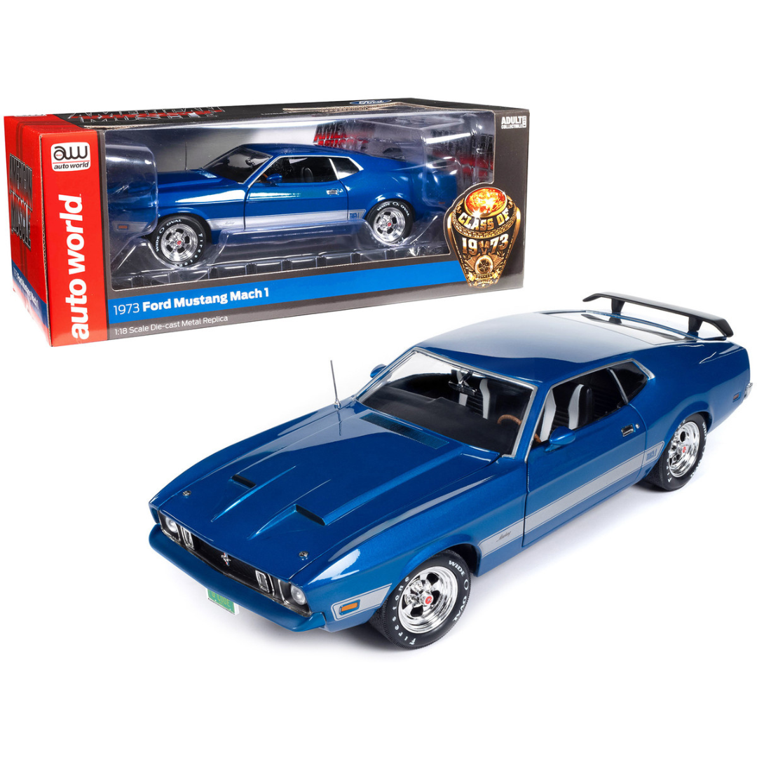 1973 Ford Mustang Mach 1 3K "Class of 1973" 1/18 Diecast Model Car