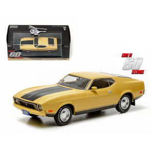1973 Ford Mustang Mach 1 Yellow "Eleanor" "Gone in Sixty Seconds" Movie 1/43 Diecast