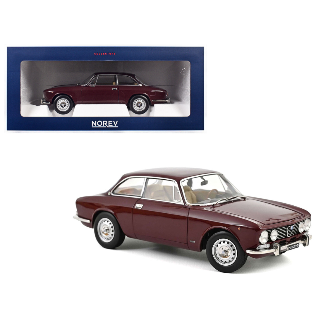 1973 Alfa Romeo 2000 GTV Maroon 1/18 Diecast Model Car