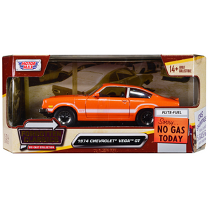 1974 Chevrolet Vega GT Orange Metallic 1/24 Diecast Model Car