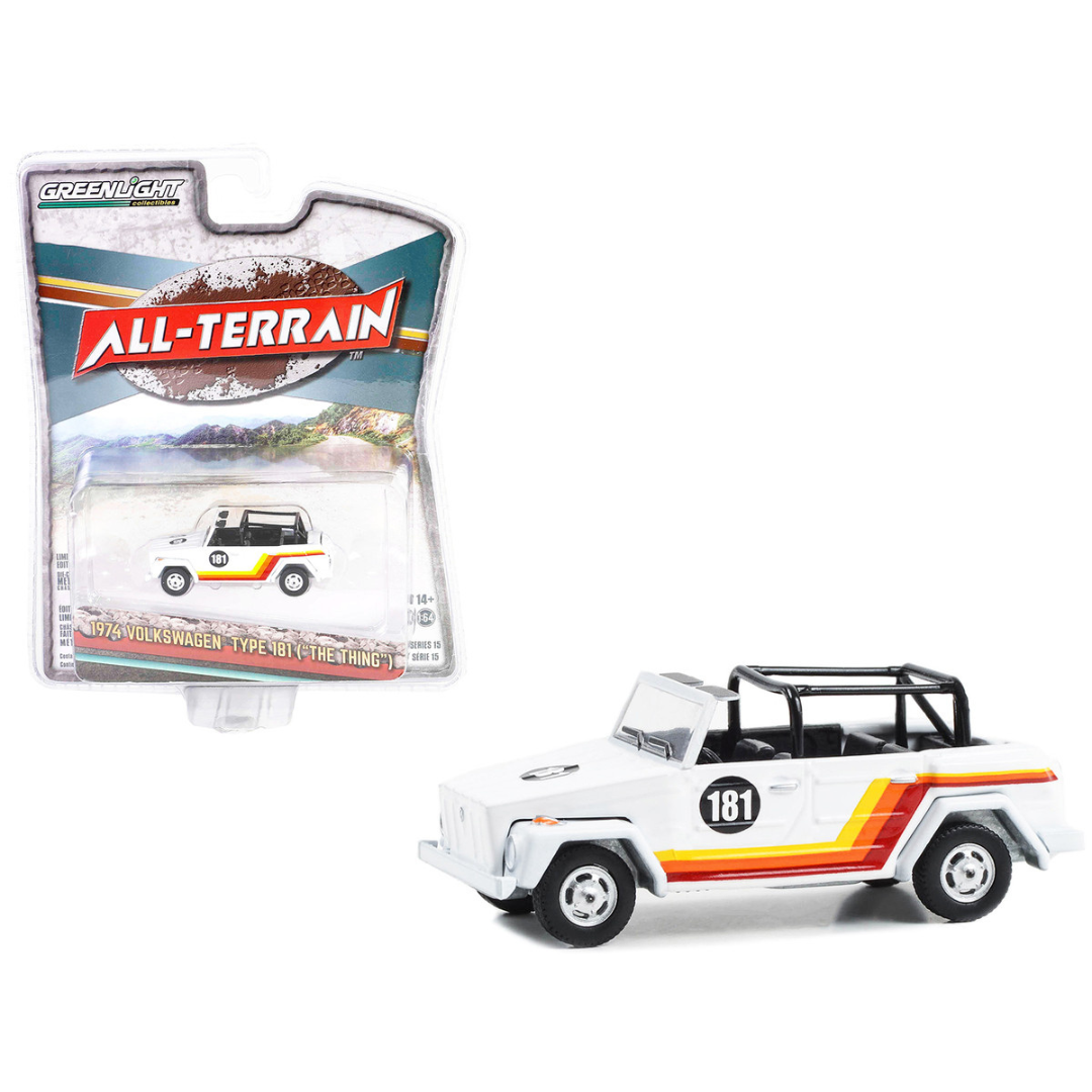 1974 Volkswagen Thing (Type 181) #181 "All Terrain" Series 15 1/64 Diecast Model Car