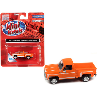 1976-chevrolet-stepside-pickup-truck-tangier-orange-with-white-stripes-1-87-ho-model