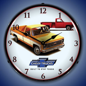 1977 Chevrolet Truck Lighted Wall Clock