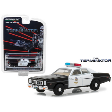 1977-dodge-monaco-police-the-terminator-1984-1-64-diecast-model-car-by-greenlight