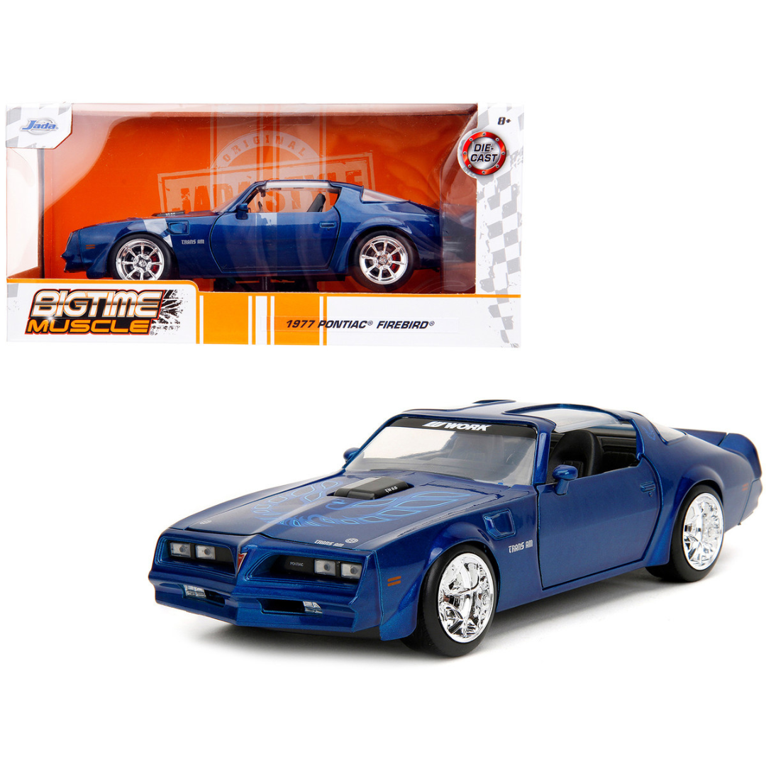 1977-pontiac-firebird-trans-am-bigtime-muscle-1-24-diecast-model-car-by-jada