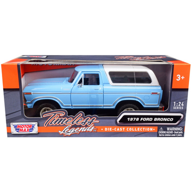 1978-ford-bronco-custom-light-blue-1-24-diecast-model-car-by-motormax