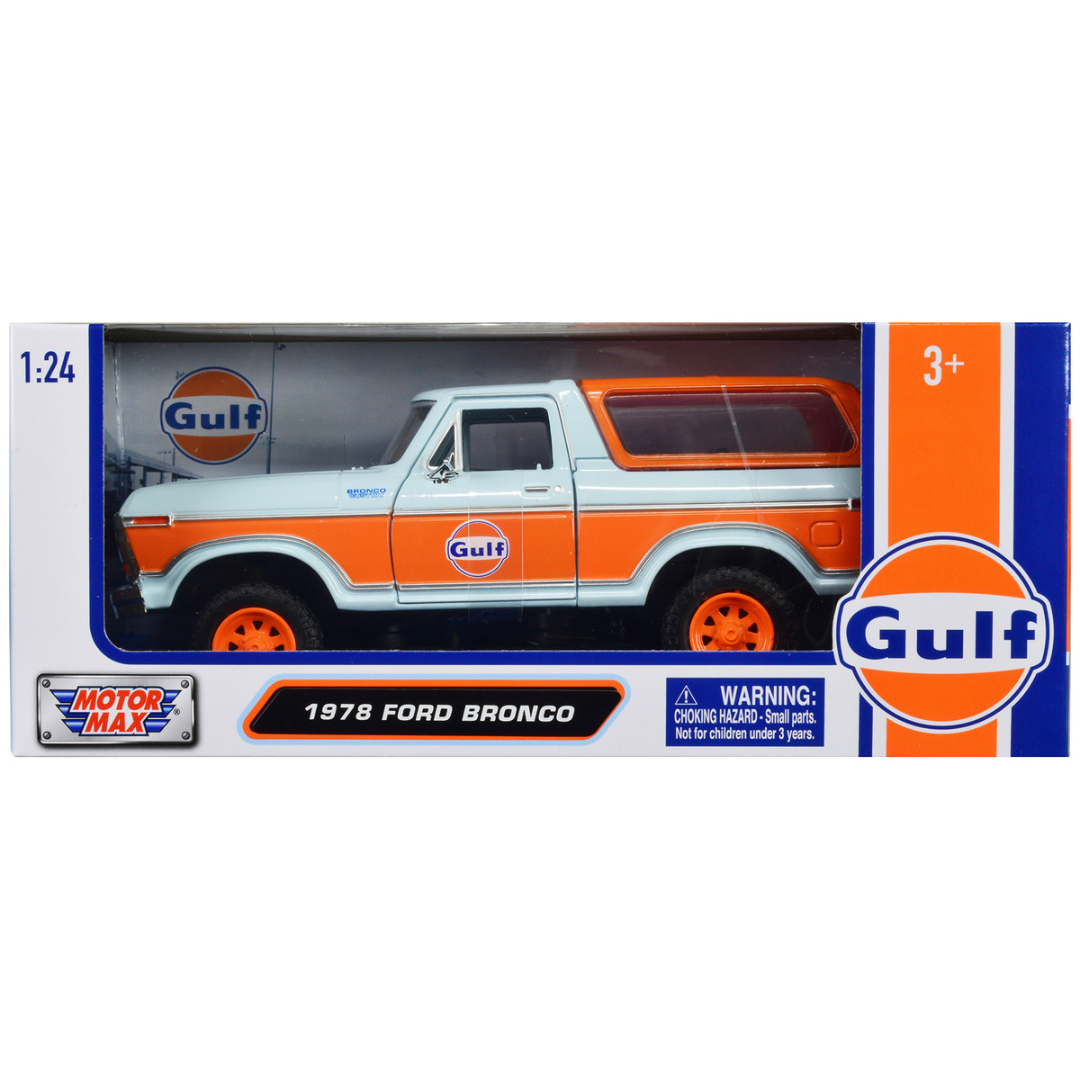 1978 Ford Bronco "Gulf Oil" 1/24 Diecast Model Car