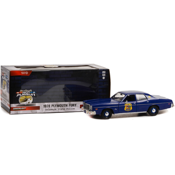 1978 Plymouth Fury "Delaware State Police" 1/24 Diecast Model Car by Greenlight