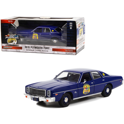 1978 Plymouth Fury "Delaware State Police" 1/24 Diecast Model Car by Greenlight