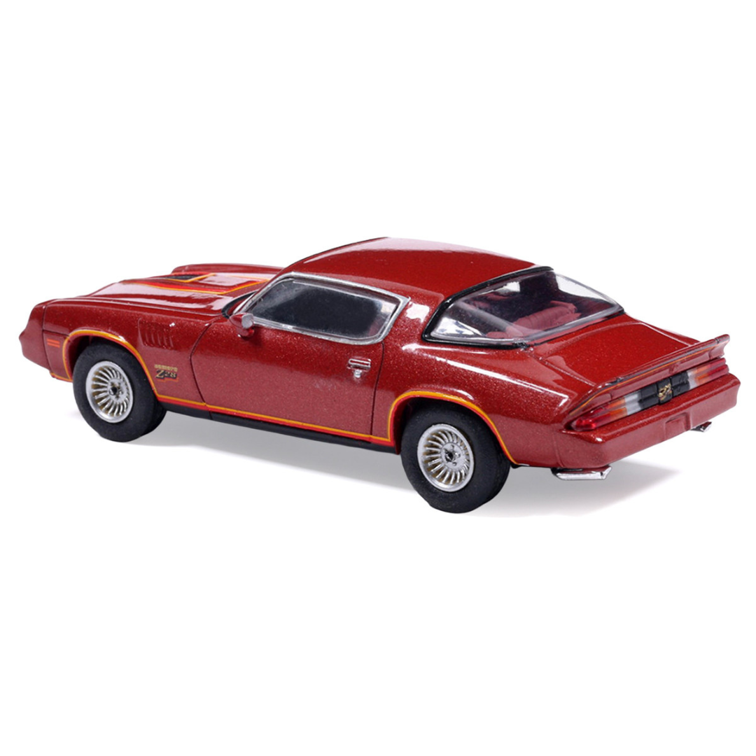 1978 Chevrolet Camaro Z28 Carmine Red Metallic with Red Interior 1/64 Diecast Model Car