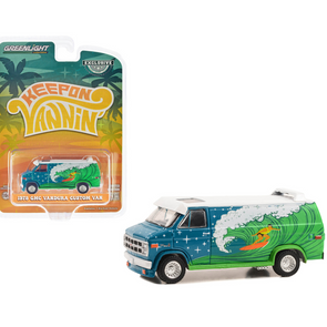 1978-gmc-vandura-custom-van-blue-with-white-top-and-surf-graphics-keep-on-vannin-hobby-exclusive-series-1-64-diecast-model-car-by-greenlight-30474-classic-auto-store-online
