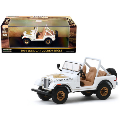 1979 Jeep CJ-7 Golden Eagle "Dixie" 1/43 Diecast Model Car by Greenlight