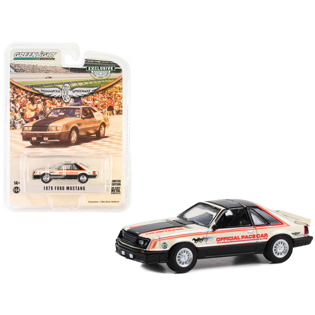 1979 Ford Mustang Official Pace Car "63rd Annual Indianapolis 500 Mile Race" "Hobby Exclusive" Series 1/64 Diecast Model Car