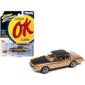 1980 Chevrolet Monte Carlo Light Camel Gold 1/64 Diecast Model Car by Johnny Lightning