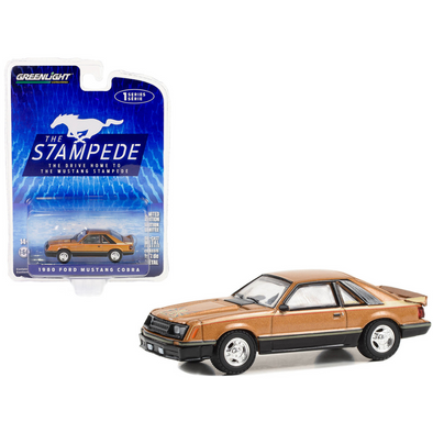 1980 Ford Mustang Cobra "The Drive Home to the Mustang Stampede" Series 1 1/64 Diecast Model Car