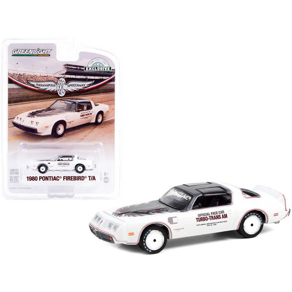 1980 Pontiac Firebird Trans Am T/A "64th Annual Indianapolis 500 Mile Race" Pace Car 1/64 Diecast Model Car by Greenlight