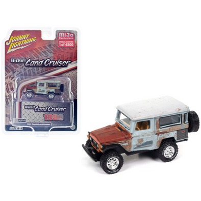 1980-toyota-land-cruiser-gray-and-red-primer-weathered-limited-edition-to-4800-pieces-worldwide-1-64-diecast-model-car-by-johnny-lightning