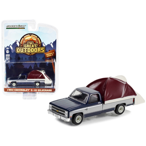 1982-chevrolet-c-10-silverado-pickup-truck-with-truck-bed-tent-1-64-diecast