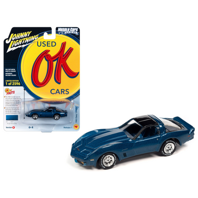 1982 Chevrolet Corvette Limited Edition "OK Used Cars" 2023 Series 1/64 Diecast Model Car