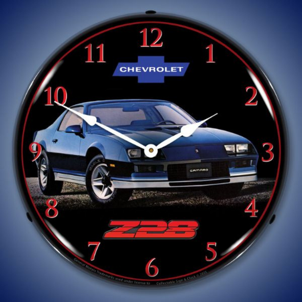 1982 Chevy Camaro Z28 Lighted Wall Clock