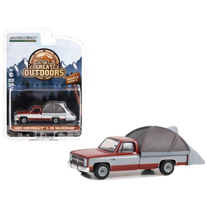1983-chevrolet-c-20-silverado-pickup-truck-with-truck-bed-tent-1-64-diecast-model-car-by-greenlight