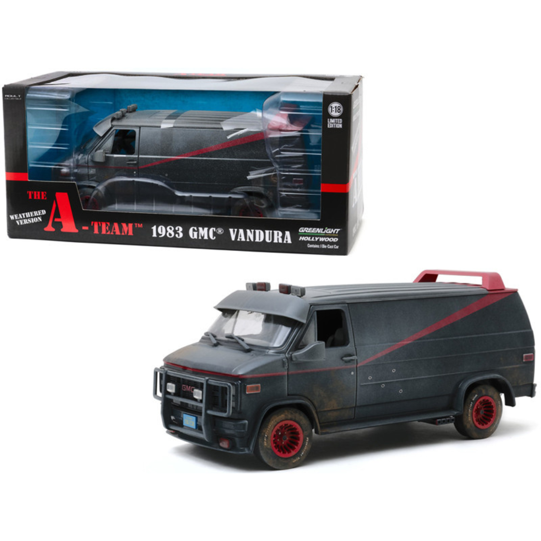 1983-gmc-vandura-van-weathered-version-the-a-team-1983-1987-1-18-diecast-model-car-by-greenlight