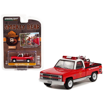 1984-chevrolet-c20-pickup-truck-please-help-prevent-forest-fires-smokey-bear-1-64-diecast