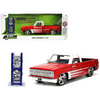 1985 Chevrolet C-10 Pickup Truck with Extra Wheels 1/24 Diecast Model Car by Jada