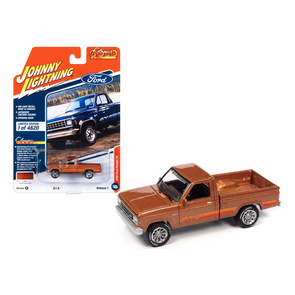 1985-ford-ranger-xl-pickup-truck-bright-copper-metallic-with-stripes-classic-gold-collection-2023-release-1-limited-edition-to-4620-pieces-worldwide-1-64-diecast-model-car-by-johnny-lightning