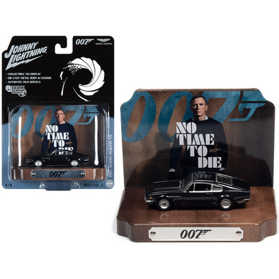 1987 Aston Martin V8 James Bond "No Time to Die" (2021) 1/64 Diecast Model Car by Johnny Lightning