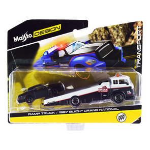 1987-buick-grand-national-and-ramp-truck-1-64-diecast-models-by-maisto