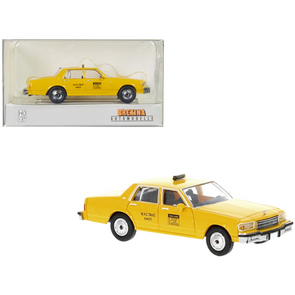 1987 Chevrolet Caprice Taxi Yellow "New York City Taxi" 1/87 (HO) Scale Model Car