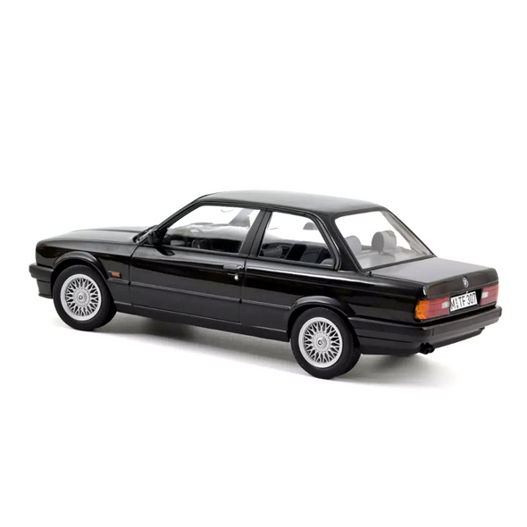1988 BMW 325i Diamond Black Metallic 1/18 Diecast Model Car by Norev