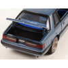 1989 Ford Mustang 5.0 LX Shadow Blue Metallic "Detroit Speed Inc." 1/18 Diecast Model Car by GMP