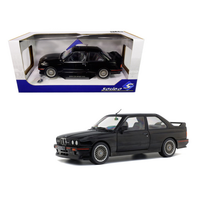 1990 BMW E30 Sport Evo Black 1/18 Diecast Model Car by Solido