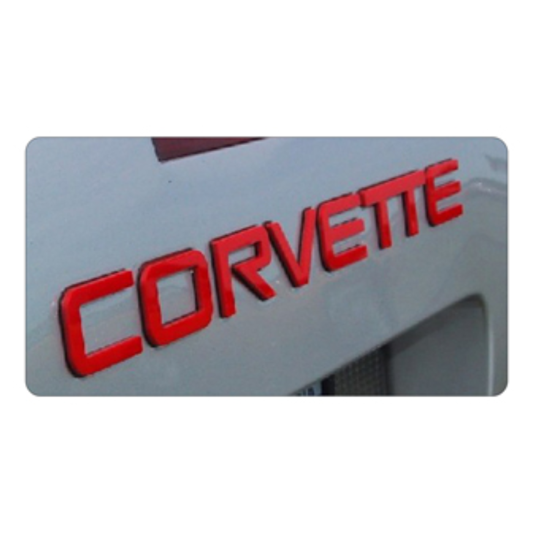 1991-1996 Chevrolet Corvette C4 Rear Letters