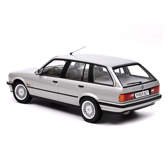 1991-bmw-325i-touring-silver-metallic-1-18-diecast-model-car-by-norev