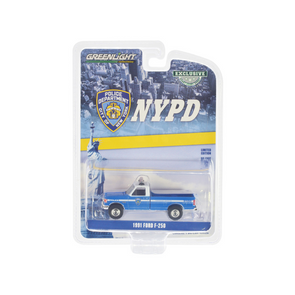 1991 Ford F-250 Pickup Truck "NYPD (New York City Police Department) Emergency Services" 1/64 Diecast Model Car