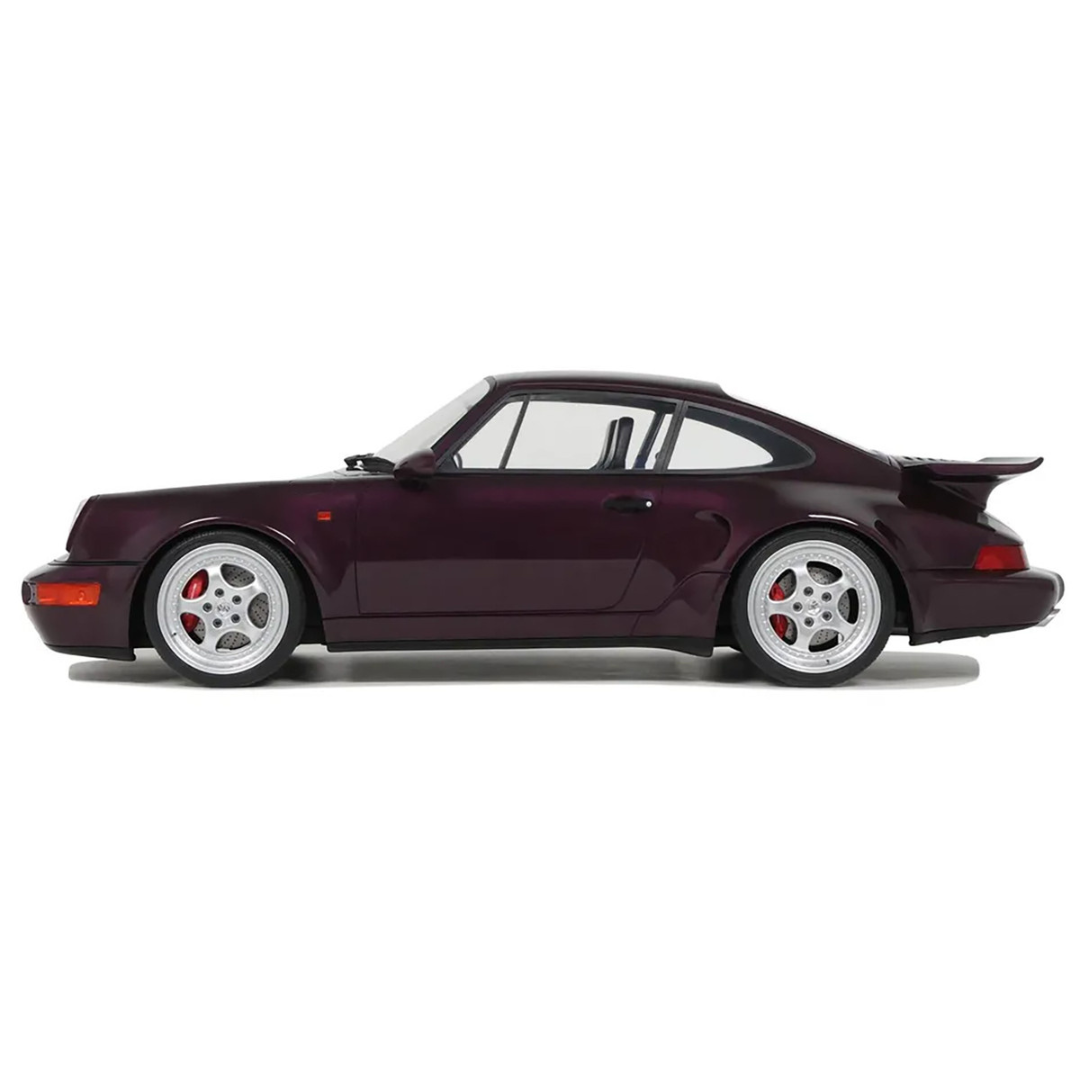 1992 Porsche 911 (964) Turbo S Purple Metallic 1/12 Model Car