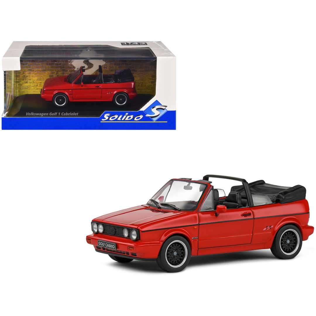 1992 Volkswagen Golf 1 Cabriolet Sportline Tornado Red 1/43 Diecast Model Car