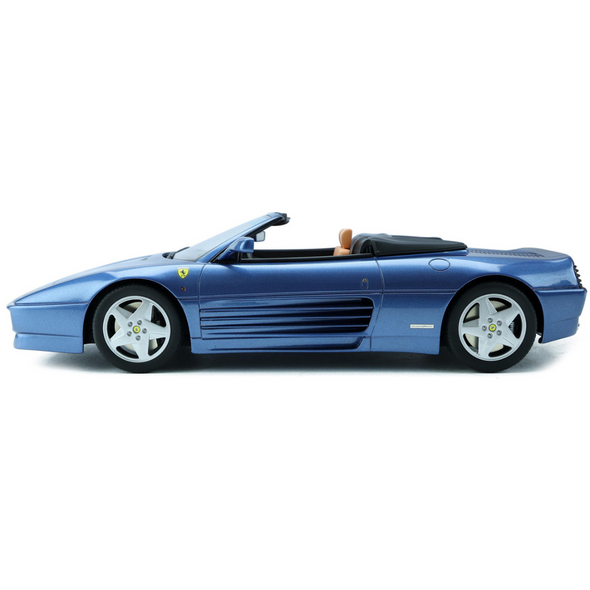 1993 Ferrari 348 Spider Tour de France Blue Metallic 1/18 Resin Model Car by GT Spirit