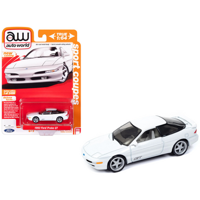 1993-ford-probe-gt-performance-white-sport-coupes-limited-edition-1-64-diecast-model-car