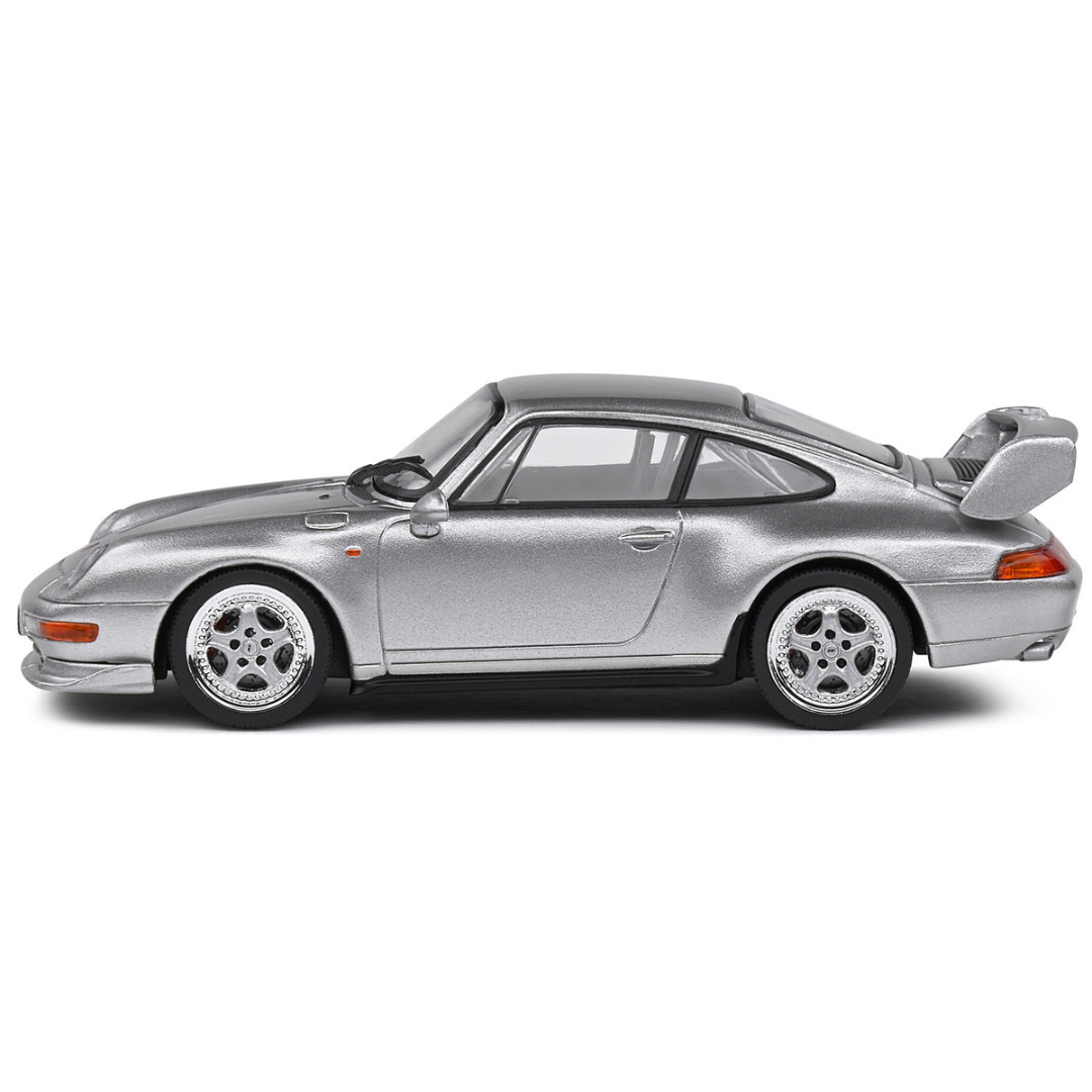 1993 Porsche 911 (993) RS Clubsport Polar Silver Metallic 1/43 Diecast Model Car