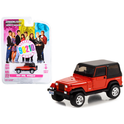 1994 Jeep Wrangler "Beverly Hills 90210" 1/64 Diecast Model Car by Greenlight