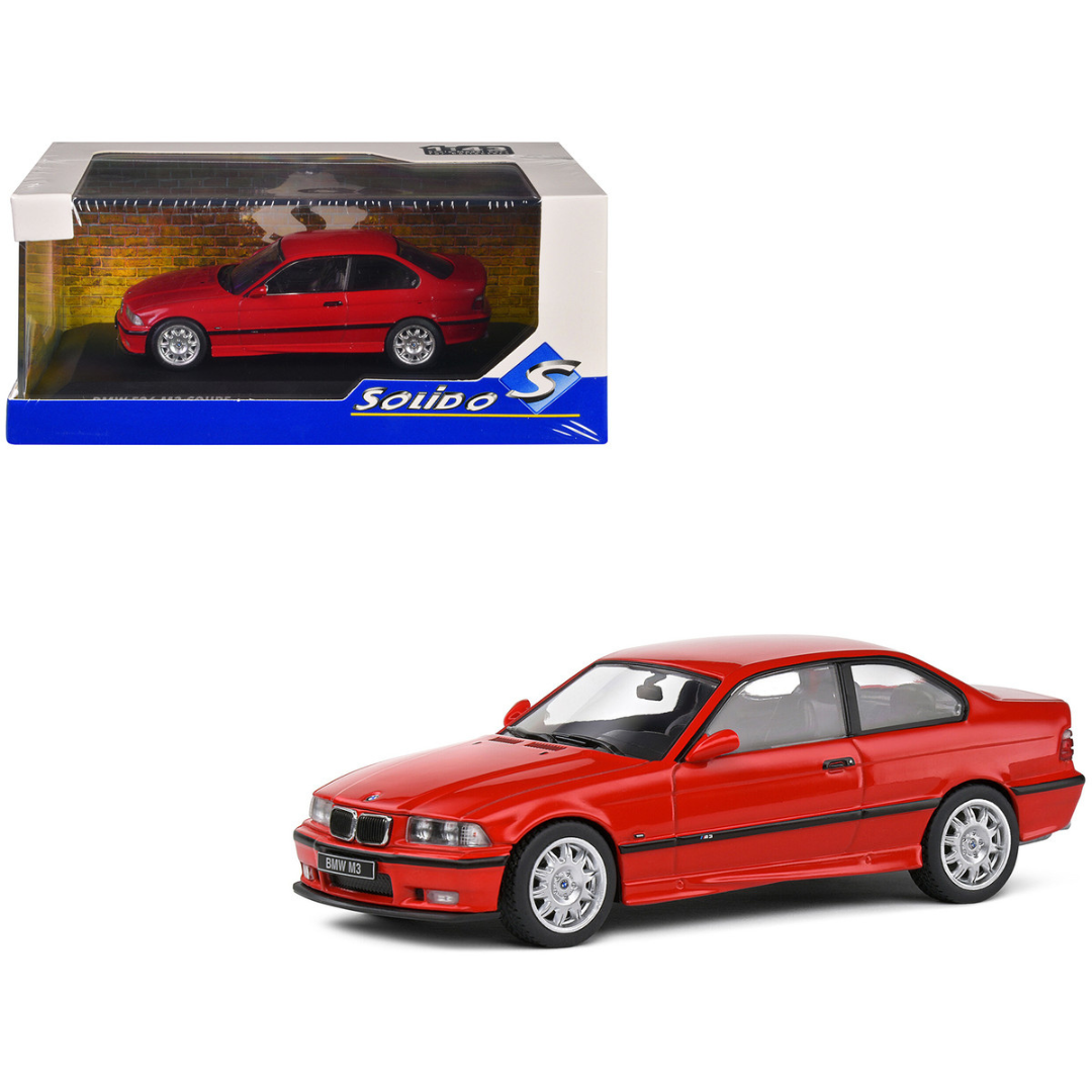 1999 BMW E36 M3 Coupe Brilliant Red 1/43 Diecast Model Car