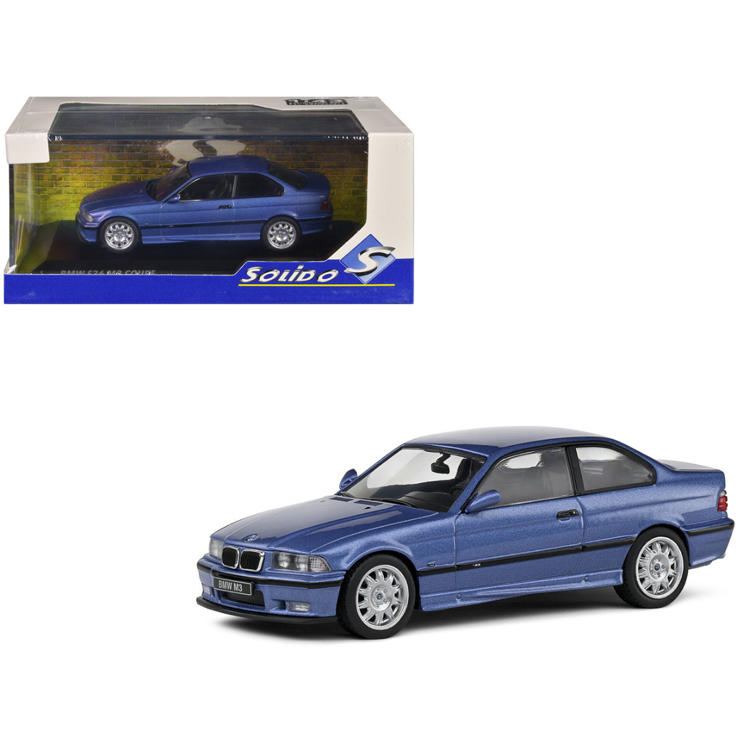 1999 BMW E36 M3 Coupe Estoril Blue Metallic 1/43 Diecast Model Car