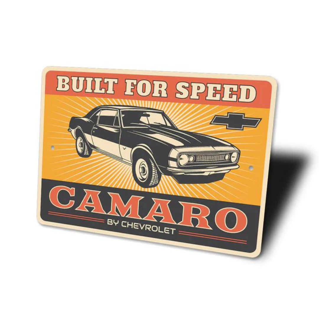 1st-generation-camaro-built-for-speed-aluminum-sign